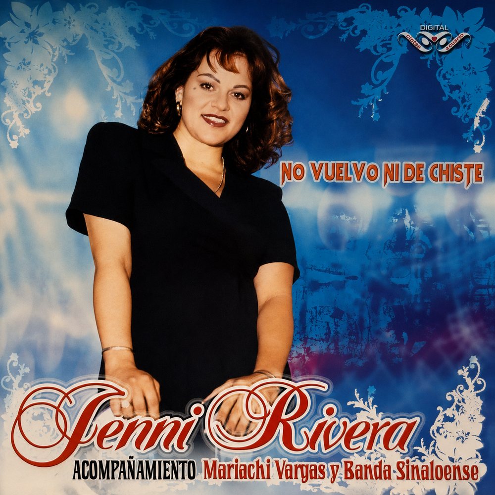 Portada del disco No Vuelvo Ni De Chiste de Jenni Rivera