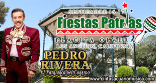 Fiestas Patrias 2017 en Los Angeles California Placita Olvera Pedro Rivera con Mariachi