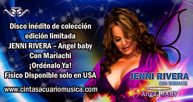 Jenni Rivera Angel Baby con Mariachi disco de colección