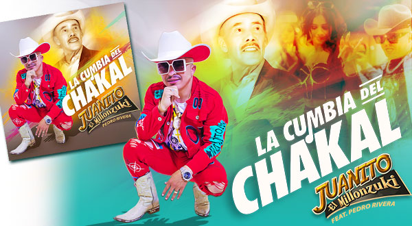 portada de la cumbia del chakal con su rinquititin don pedro rivera